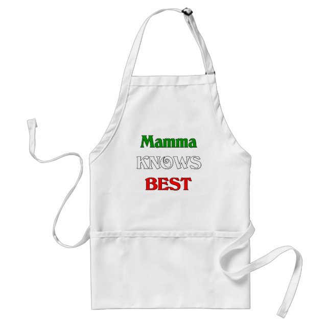 Tablier La maman sait le meilleur (Devant)