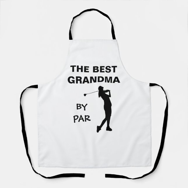 Tablier La Meilleure Grand-Mère Par Par Golf Nana Golfer P (Recto)