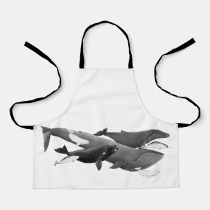 Tablier La Nage Des Baleines Illustration Art Whale Kids