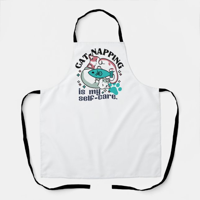 Tablier La Nappage De Chats Est Mon Soin Personnel : Chats (Recto)
