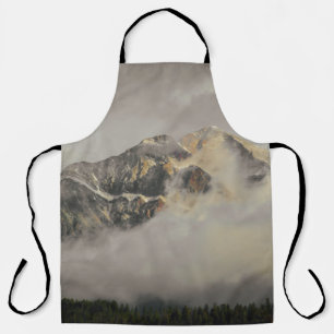 TABLIER LA NEIGE COUVERT LA MONTAGNE SOUS LE CIEL NUAGE PE