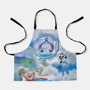 Tablier La Throat Chakra - Symbole de la vie respiratoire
