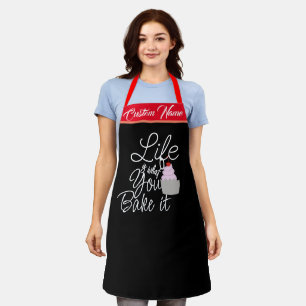 Tablier La vie c'est ce que vous faites cuire Apron - Drôl