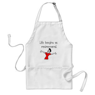Tablier La vie commence à la retraite ! Cadeaux