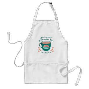 Tablier La vie est meilleure avec le café et les amis™