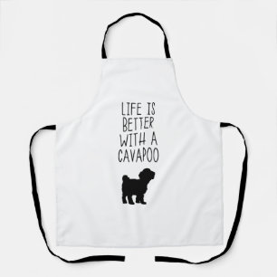 Tablier La Vie Est Meilleure Avec Un Cavapoo