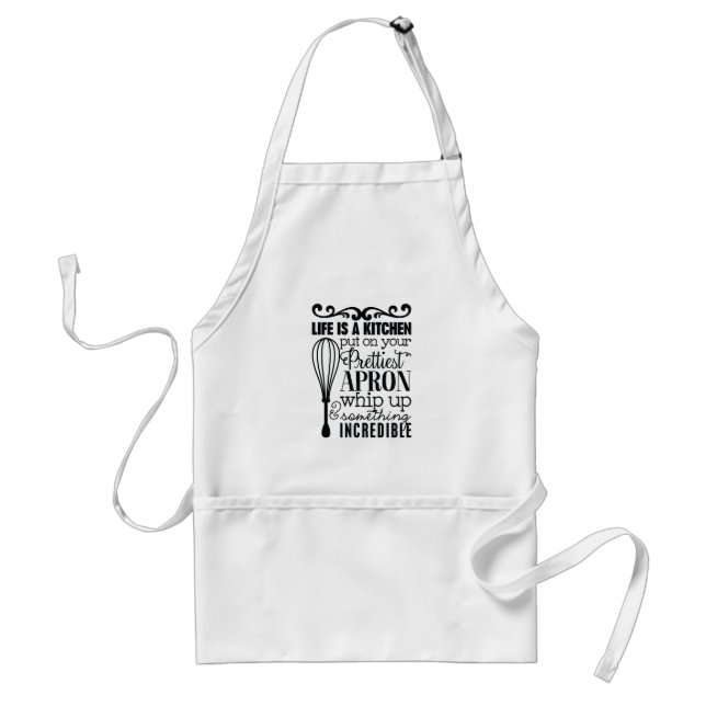 Tablier La vie est une cuisine (Devant)
