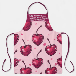 Tablier La vie m'a donné des cerises alors j'ai fait des M