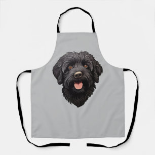 Tablier Labradoodle Chien noir