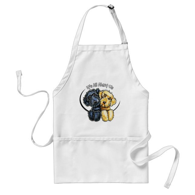 Tablier Labradoodles Black Yellow IAAU (Devant)