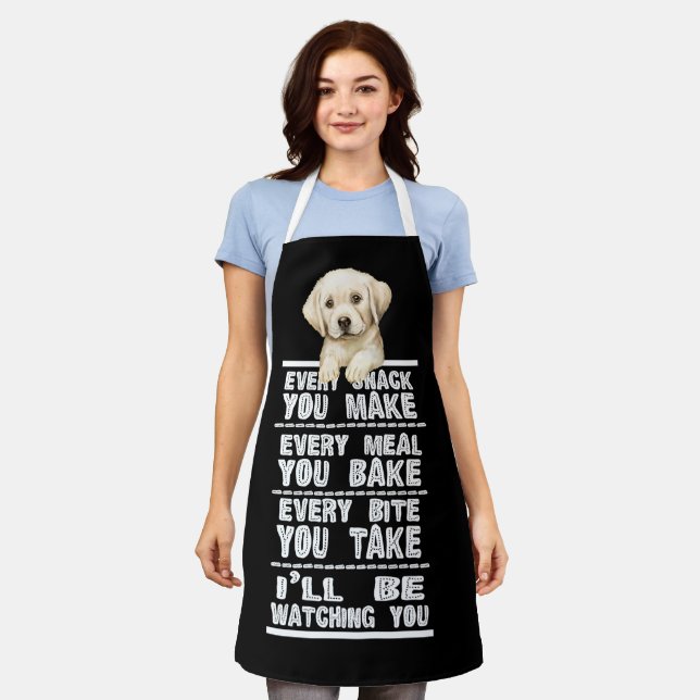Tablier Labrador Chien Chaque Snack Que Vous Faites (Porté)