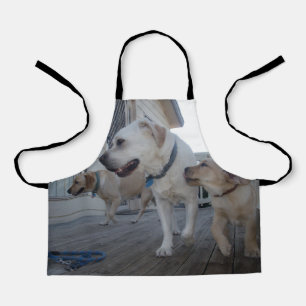 Tablier Labrador Family Love, Kids Full Print Apron