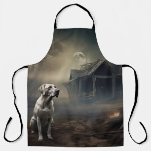 Tablier Labrador Halloween Épouvantable