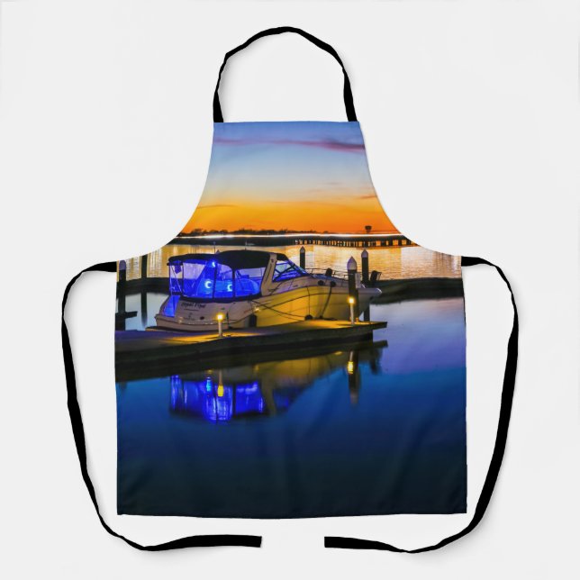 Tablier Lac Ray Hubbard Rockwall TX Sunset Apron (Recto)