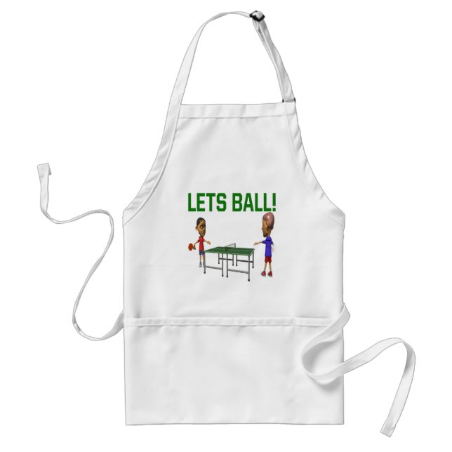 Tablier Laisse la boule (Devant)