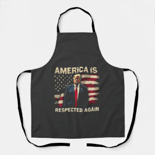 Tablier L'Amérique est de nouveau respectée Trump USA 4 ju