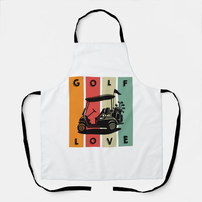 Tablier L'amour du golf (Recto)