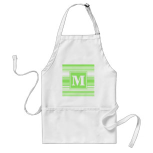 Tablier Landes vertes de chaux monogrammes