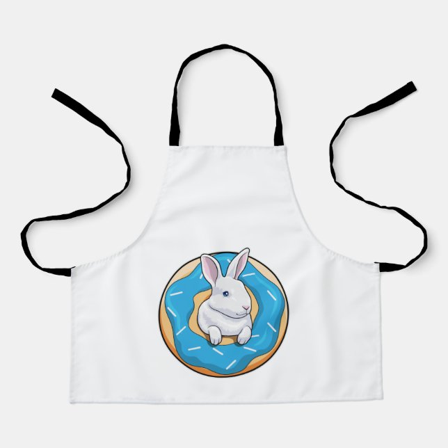 Tablier Lapin avec Donut (Recto)