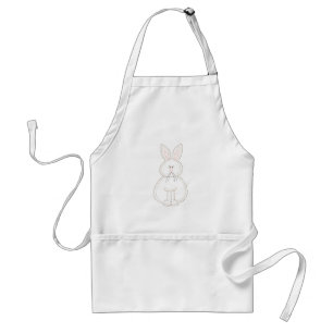 Tablier Lapin brodé