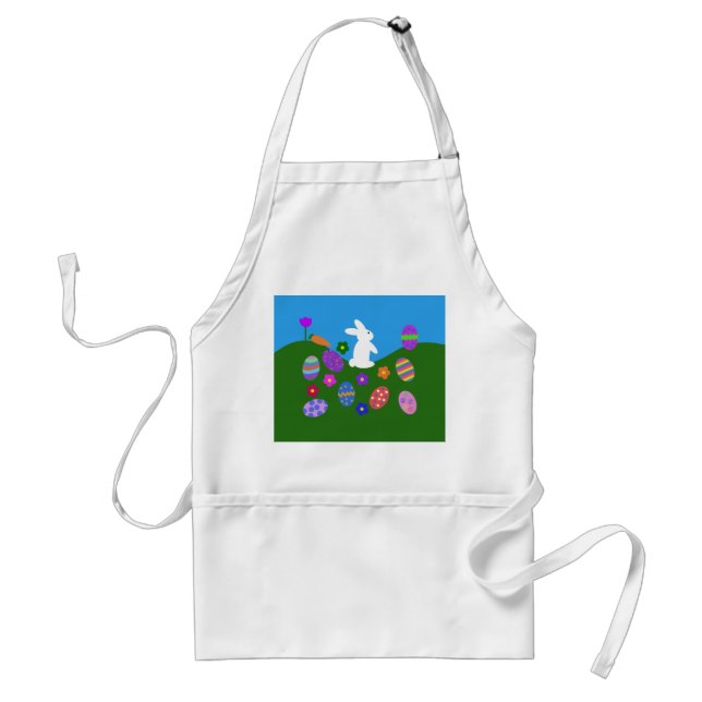 Tablier Lapin de Pâques #3 Adulte Apron (Devant)