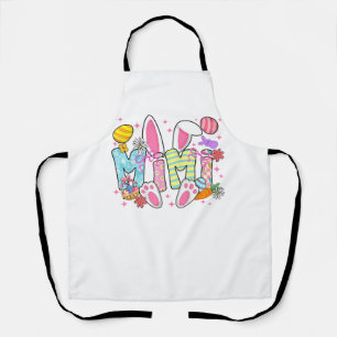 Tablier Lapin de Pâques Mimi Oreilles Coquette Nœud Lapin 