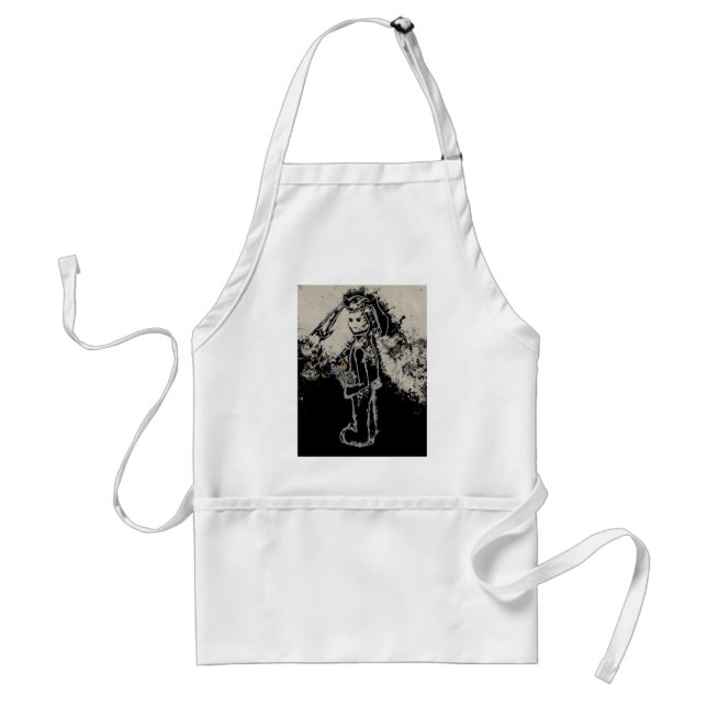 Tablier lapin sinistre (Devant)