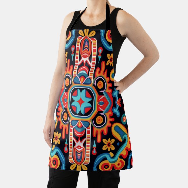 Tablier L'art de Huichol au Mexique (Insitu)