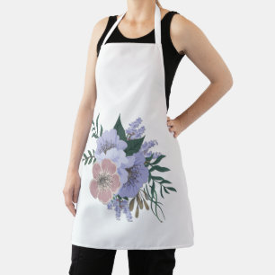 Tablier Lavande adorable en bouquet 
