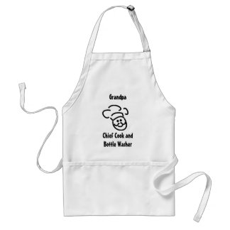 Tablier Lave-bouteilles en chef de cuisinier et