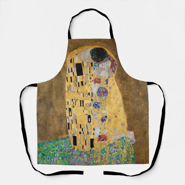 Tablier Le baiser de Gustav Klimt Apron (Recto)