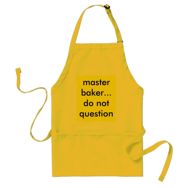 Tablier le boulanger principal… n'interrogent pas (Devant)