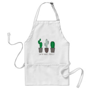 Tablier Le cactus fait le calembour parfait