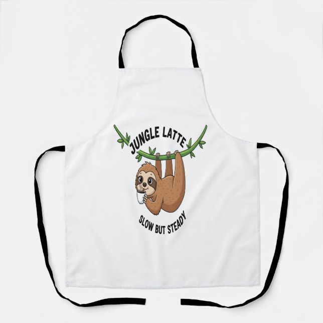 Tablier Le café matinal de Sloth (Recto)