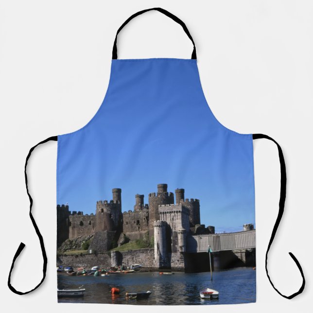 Tablier Le château de Conwy (Recto)