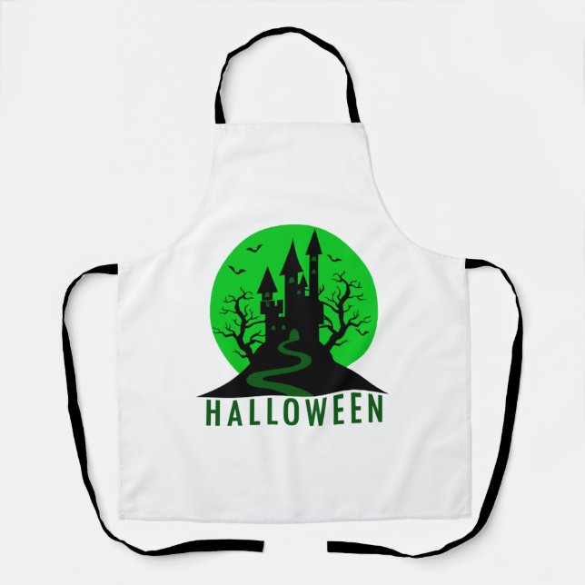 TABLIER LE CHÂTEAU DE HALLOWEEN (Recto)