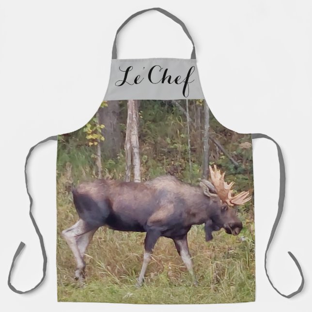 Tablier Le' Chef Bull Moose Cuisine Conçue (Recto)