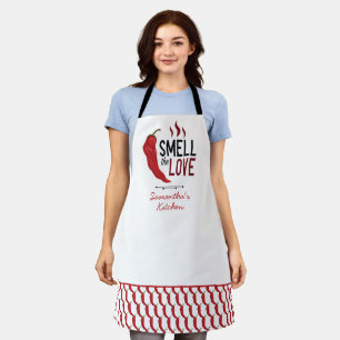 Tablier Le Chili rouge sent l'amour