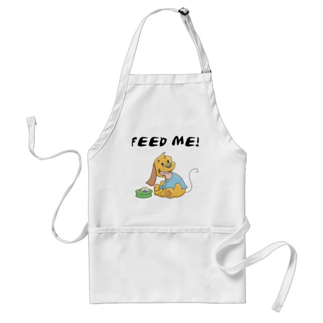 Tablier Le chiot m'alimentent des T-shirts et des cadeaux (Devant)