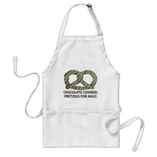 Tablier Le chocolat a couvert des bretzels à vendre !