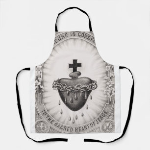 Tablier Le Cœur très saint de Jésus Symbole du Divin