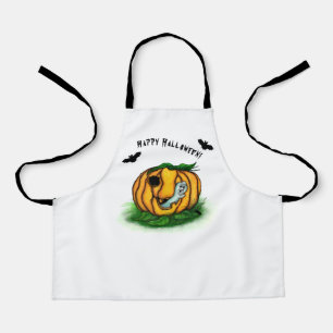 Tablier Le fantôme d'Halloween, chauve-souris, fantôme et 