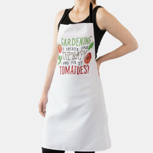 Tablier Le jardinage est meilleur que la typographie de th