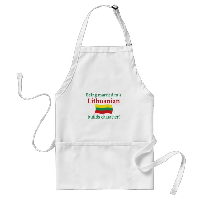 Tablier Le Lithuanien établit le caractère (Devant)