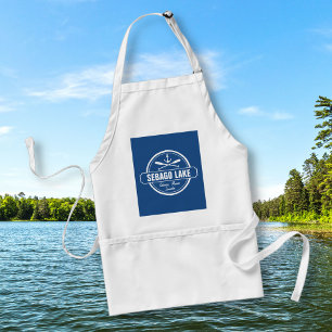 TABLIER LE MAINE DU LAC DE SEBAGO PERSONNALISÉ VILLE ET NO