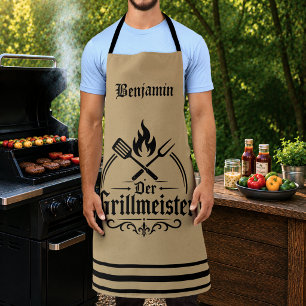 Tablier Le maître du grill Der Grillmeister Maître du gril