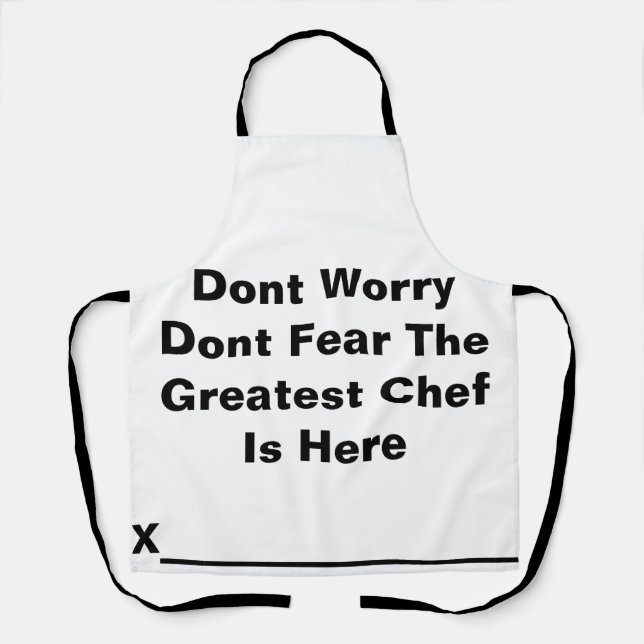Tablier Le meilleur chef (Recto)