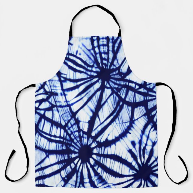Tablier Le Motif de Shibori Tie Dye Apron (Recto)