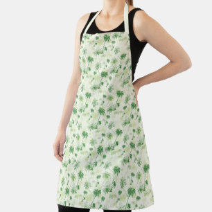 Tablier Le Motif Green Palm Tree