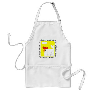 Tablier Le poulet indique des T-shirts et des cadeaux de